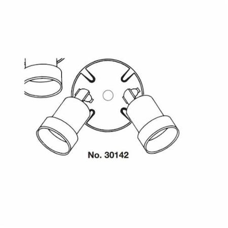 Mulberry Lamp sockets 2 WP LAMPHOLDER W/COVER 30142